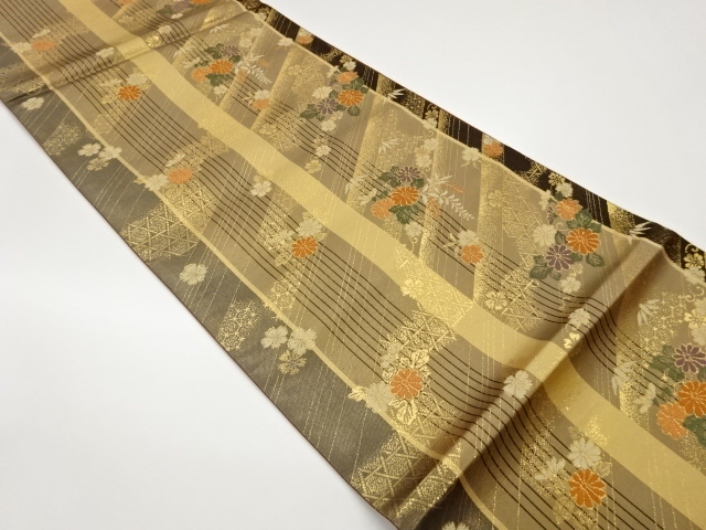 JAPANESE FUKURO OBI / WOVEN SAKURA